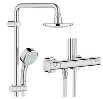 Душова система GROHE Tempesta Cosmopolitan 250 26689000 CUBE з термостатом