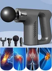 Ударний масажер Fascial Gun KH-740 портативний вібромасажер YU227, фото 3