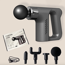 Ударний масажер Fascial Gun KH-740 портативний вібромасажер YU227, фото 4