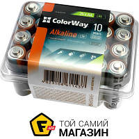 Colorway Батарейка ColorWay AA LR6 Alkaline Power (щелочные) * 24 plastic box (CW-BALR06-24PB)