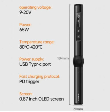 паяльник FNIRSI HS-01