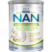 Детская смесь Nestle NAN Тройной комфорт с рождения, 400 г (7613035351462)