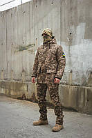 Тактический комплект soft shell армейская форма, Зимняя военная одежда для ВСУ костюм пиксель