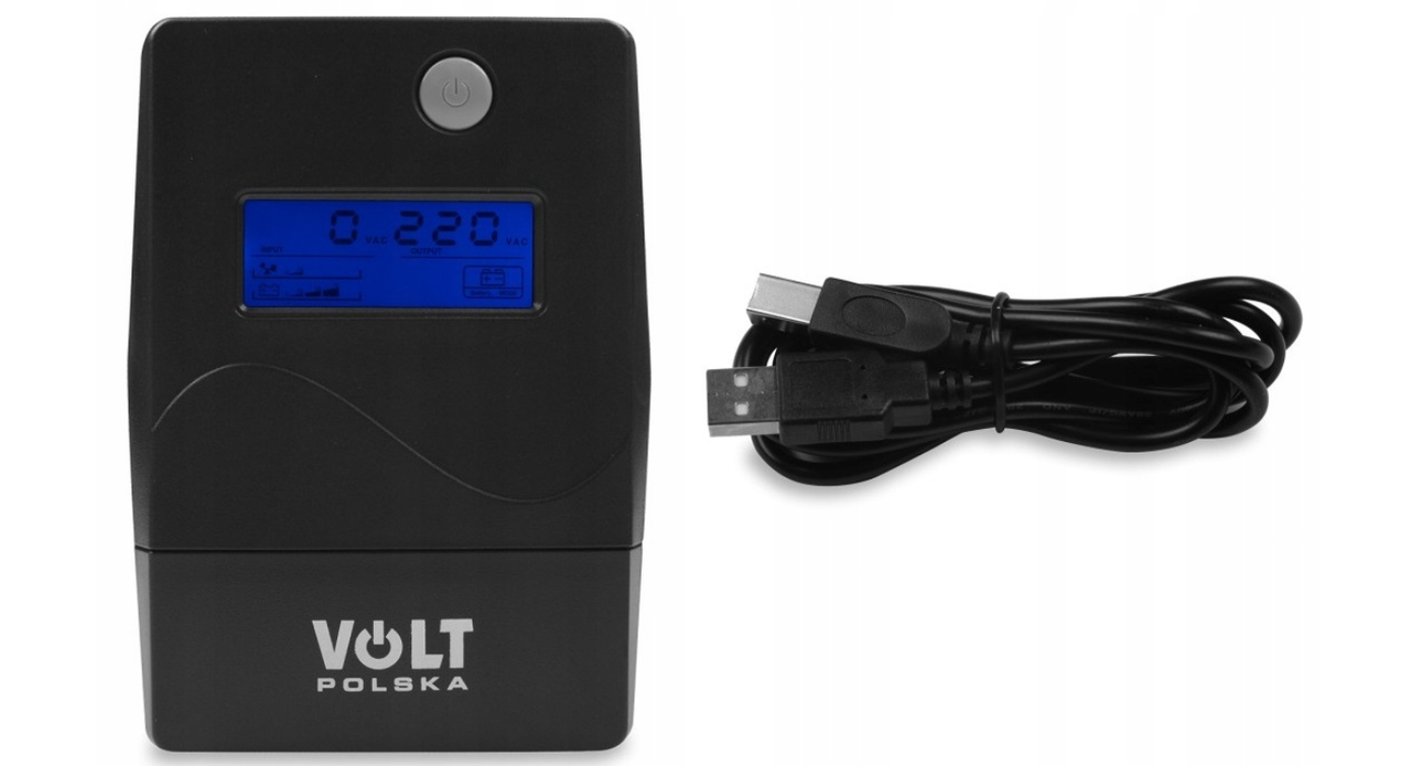 Перетворювач безперебійного живлення ДБЖ Volt Polska 3SP050012E 500 ВА 350 Вт