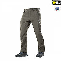 M-Tac штани Soft Shell Winter Olive (зелені), тактичні, для ЗСУ, демісезонні, зимові, військові
