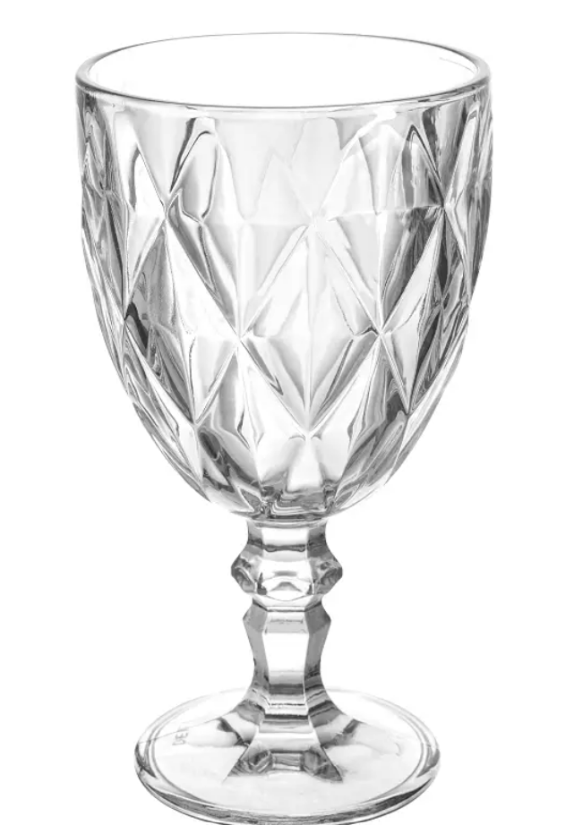 Набор стеклянных бокалов для вина "Кристалл" 340 мл 6шт Helios DSKB151B - фото 1 - id-p2037564213