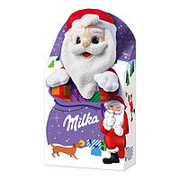 Milka новогодний подарочный набор с плюшевой игрушкой Санта