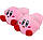Плюшеві Мультяшні Капці Kirby Рожеві Кірбі 39,40 р (00736), фото 3