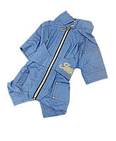 Джинсовий комбінезон для собаки 43х64 см