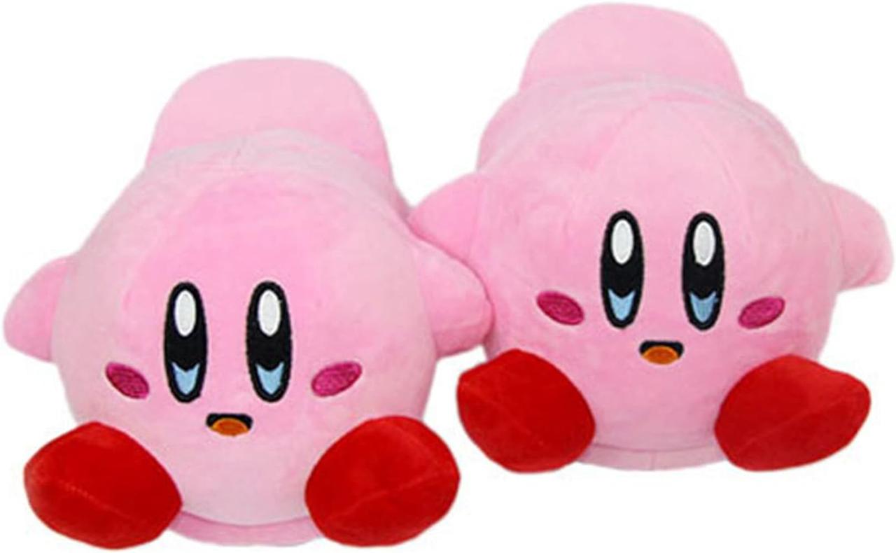Плюшеві Мультяшні Капці Kirby Рожеві Кірбі 39,40 р (00736)