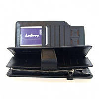 Мужской кошелек Baellerry Business S1063, портмоне клатч экокожа. XF-854 Цвет: черный