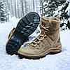 Тактичні берці зимові койот, військові черевики бежеві зима, армійське взуття на зиму для зсу, розміри: 36-48, фото 5
