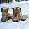 Тактичні берці зимові койот, військові черевики бежеві зима, армійське взуття на зиму для зсу, розміри: 36-48, фото 6