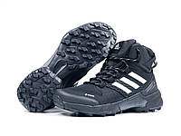 Кроссовки мужские зимние Adidas Terrex черные с белым, Адидас Терекс с мехом внутри. код SD-11982