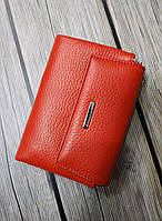 Жіночий шкіряний гаманець Karya червоного кольору