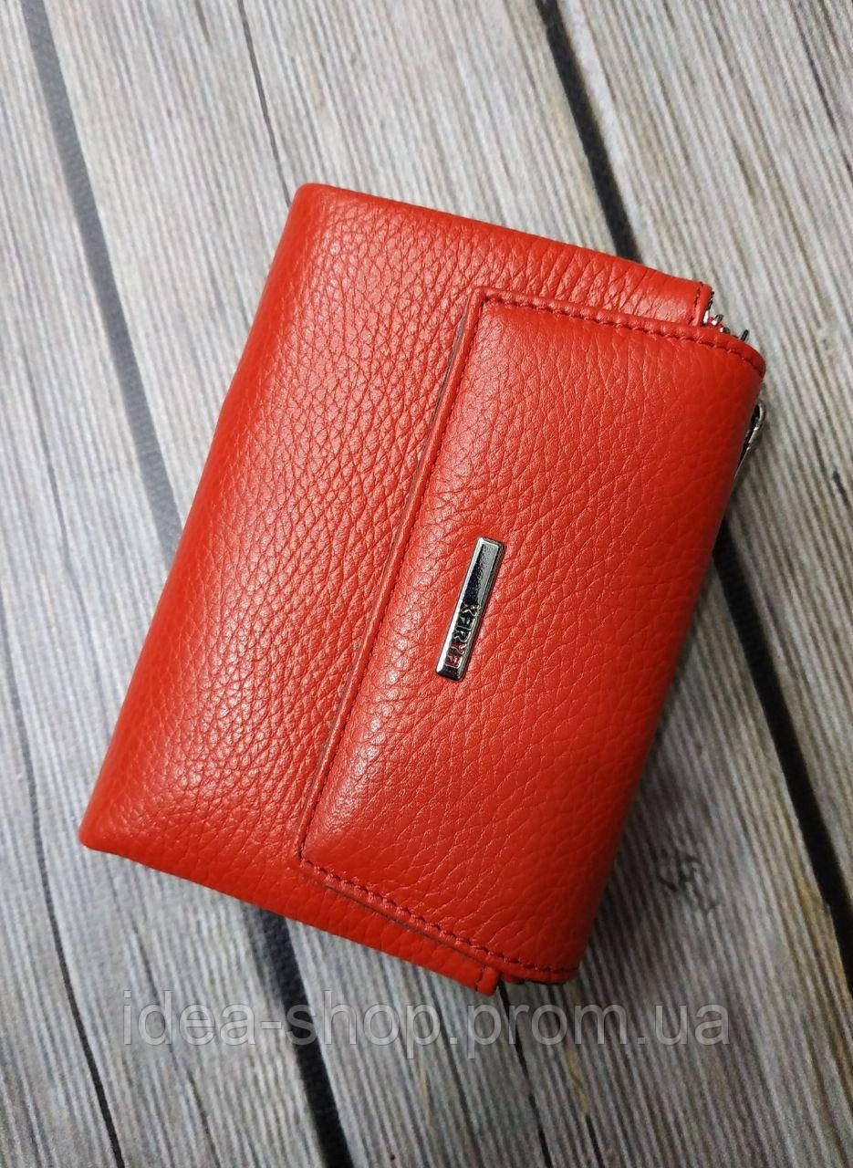 Жіночий шкіряний гаманець Karya червоного кольору