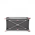 Ліжечко-манеж KiderKraft JOY Pink з пеленальним столиком та каруселлю зі світлом, фото 5