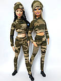 Одяг для ляльок Барбі Barbie - костюм камуфляжний, фото 2