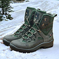 Тактические берцы зимние хаки, военные ботинки олива зима, армейская обувь на зиму для всу, размеры: 36-48