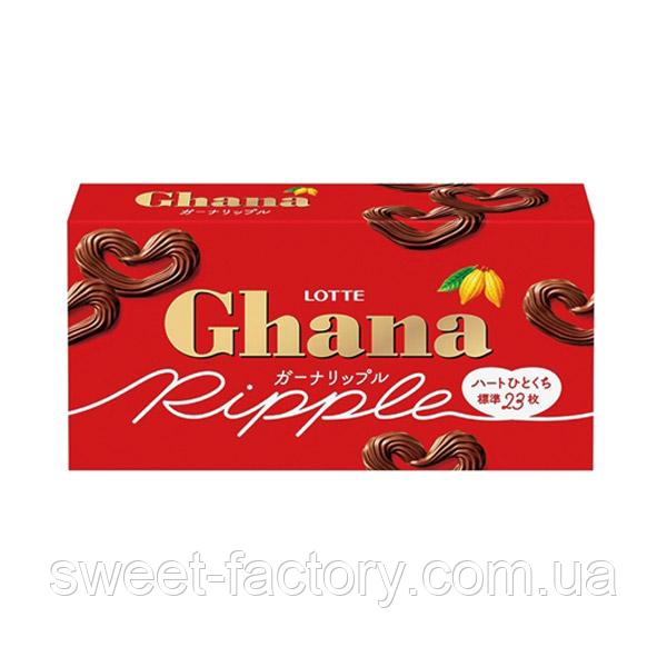 Вафлі Lotte Ghana Ripple 58g