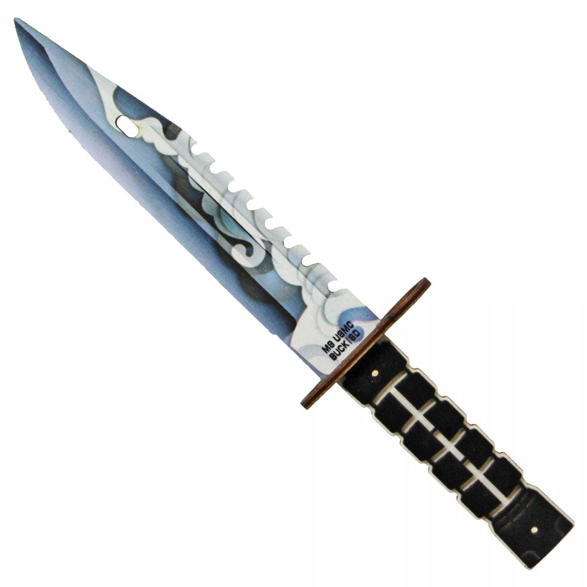 Сувенірний дерев'яний ніж модель M9 Bayonet Kumo 27 см