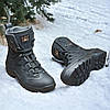 Тактичні берці зимові чорні, військові черевики в чорному кольорі зима, армійське взуття на зиму для зсу, розміри: 36-48, фото 3