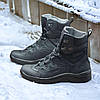 Тактичні берці зимові чорні, військові черевики в чорному кольорі зима, армійське взуття на зиму для зсу, розміри: 36-48, фото 5