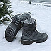 Тактичні берці зимові чорні, військові черевики в чорному кольорі зима, армійське взуття на зиму для зсу, розміри: 36-48, фото 9