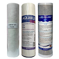 Набір картриджів AquaKut Стандарт для систем очищення води