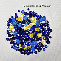 Мікс скляних намистин Preciosa, 50 грамів