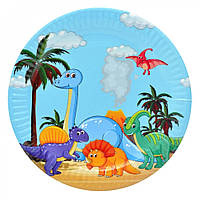 Набор бумажных тарелок "Динозавр" 7038-0015, 10 шт от IMDI