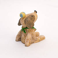 Фігурка міні Песик з м'ячиком Сидить / Фігурка міні Песик з м'ячиком Сидить 4x4x3 см