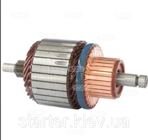 Якорь стартера на Daewoo Lanos (Ланос) 1.5-1.6, Opel Astra, Chevrolet Lacetti 1.1 KW (кВт)