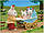 Sylvanian Families 5432 Шоколадний кролик подвійняшки з коляскою, фото 3