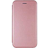 Кожаный чехол книжка с визитницей на Oppo A58 4G розовый / Кожаный чехол книжка с визитницей на Оппо А58