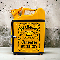 Мини Бар Канистра Портативный 10 л. «Jack Daniel's». Подарок на праздник. Подарочный набор для мужчины Желтый