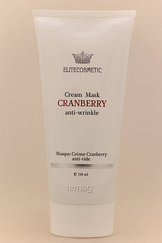 ELITECOSMETIC Крем-маска Омолоджуюча з Журавлиною, 150 мл
