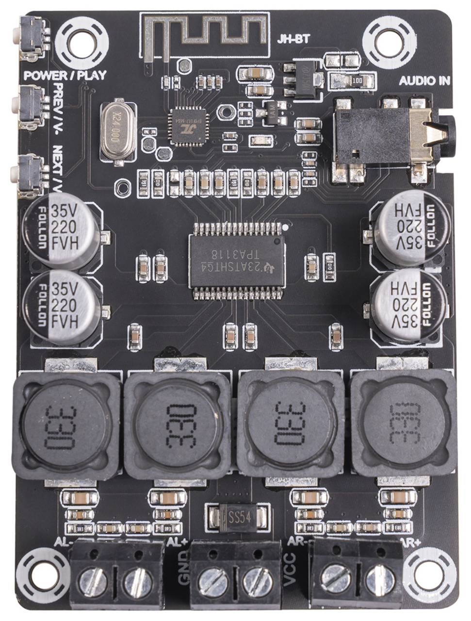 Аудіо підсилювач TPA3118 2x30Вт 9-26В Bluetooth 4.2
