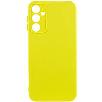 Матовый силиконовый чехол на Samsung Galaxy A24 4G желтый / Чехол на Самсунг Галакси А24