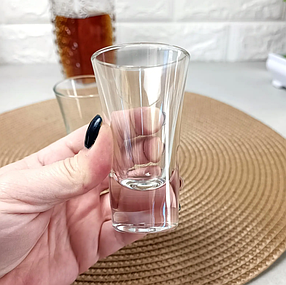 Набір вузьких стопок для шотів 6 шт 60 мл Тюльпан UniGlass CHEERIO (1088), фото 3