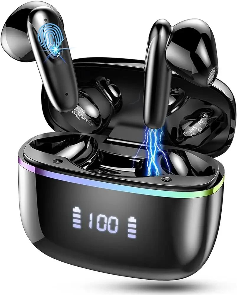 ROMOKE Т19 Bluetooth 5.3 бездротові навушники із 4 мікрофонами ENC, 14,2 мм із драйвером, фото 1