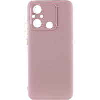 Матовый силиконовый чехол на Xiaomi Redmi 12C розовый / Чехол на Сяоми Редми 12ц
