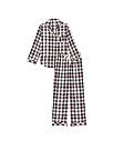 Фланелева Піжама Victoria's Secret Flannel Long Pajama Set, Сіра в клітку, фото 4
