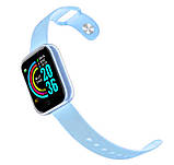 Смарт годинник Smart watch SWY68S розумний браслет з фітнес трекером, вологозахистом, пульсометром і крокоміром Блакитний, фото 4