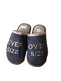 Хатні капці із закритим носком Progress М239 Lover Size Mix 38 Сірий, фото 4