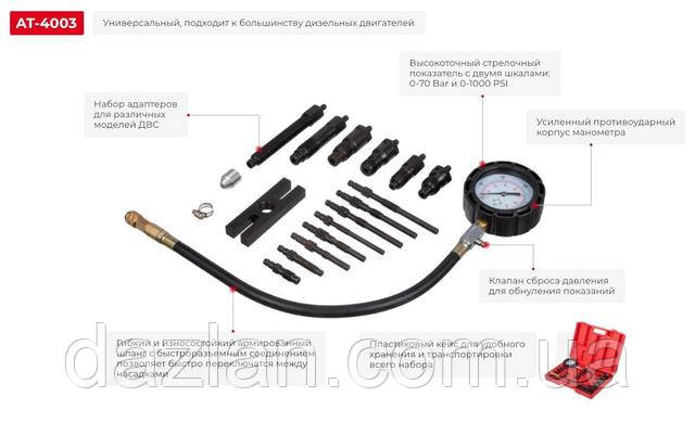 Компрессометр для дизельных двигателей