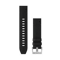 Ремешок Garmin MARQ GEN2 QF 22, Hybrid Leather Strap, Black/Green