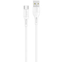 Зарядный кабель Type-C 1 метр белый / Зарядный кабель тайпси / Зарядка для андроид / Зарядка для Android