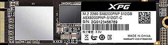 SSD M.2 ADATA SX8200 Pro 512GB 2280 PCIe 3.0 3D NAND TLC