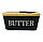 Маслянка керамічна для масла з кришкою та ножем "Butter", 500мл, фото 3